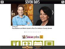Tablet Screenshot of m.sevendaysvt.com